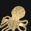 The Octopus Bracelet 3D model is a digitally crafted, highly detailed representation of a bracelet inspired by the intricate and mesmerizing form of an octopus. The design features tentacles that wrap elegantly around the wrist, showcasing realistic textures and intricate patterns that mimic the natural beauty of an octopus. This model is perfect for 3D printing or digital visualization, offering a unique and stylish accessory that combines marine life aesthetics with wearable art.