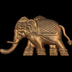 Elephant Pendant with Bail