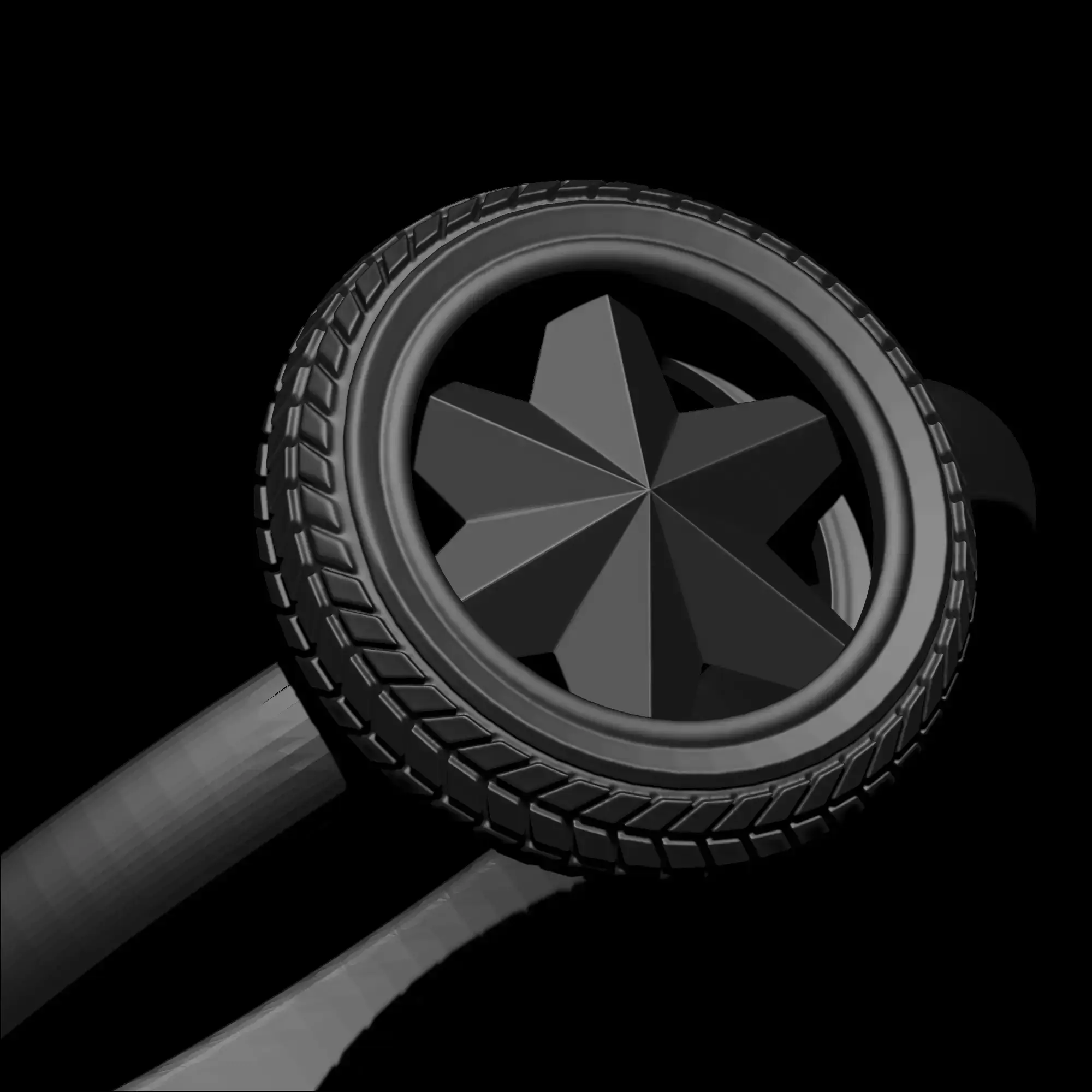 Tire Ring and Pendant 6 Tire Ring and Tire Pendant