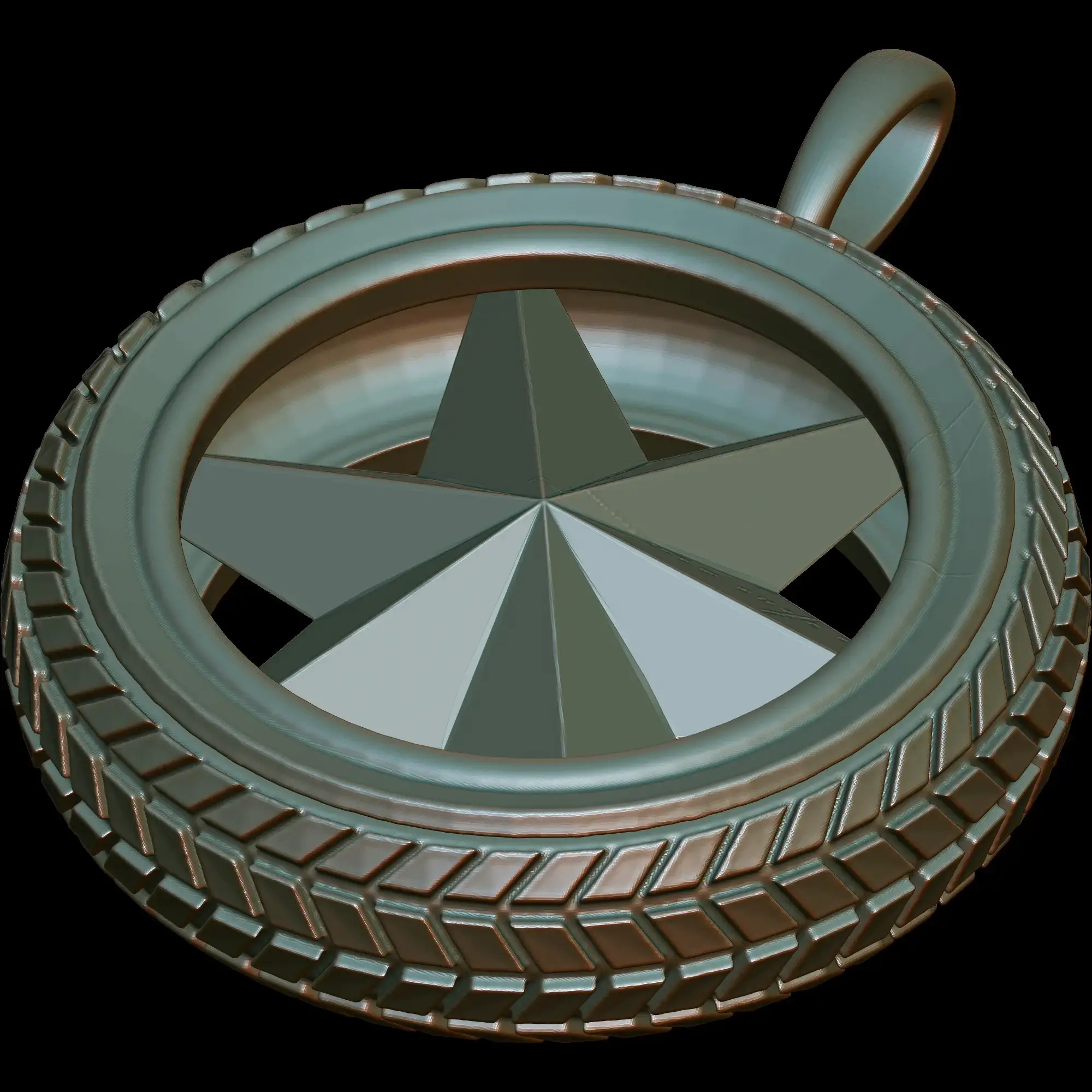 Tire Ring and Pendant 11 Tire Ring and Tire Pendant