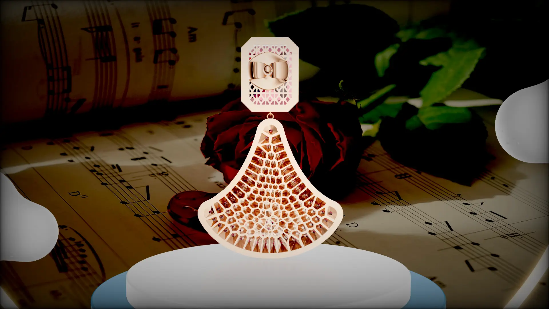 Crimson Sonata Earrings 3 Crimson Sonata Earrings