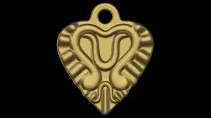 Romantic Heart Jewelry CAD Design File
