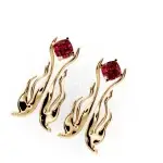 Birdie Earrings interchangeable studs