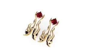 Birdie Earrings interchangeable studs