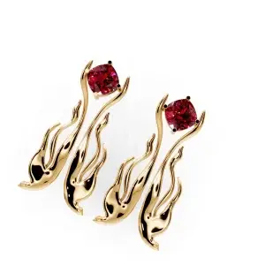 caddfilez Birdie Earrings interchangeable studs
